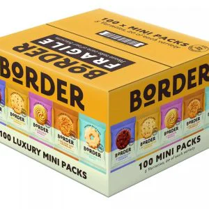 Border Biscuits 100 Mini Packs Large Catering Pack