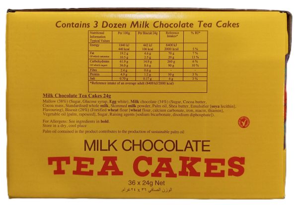 Tunnock's Milk Chocolate Tea Cakes 36 x 24g - Image 2