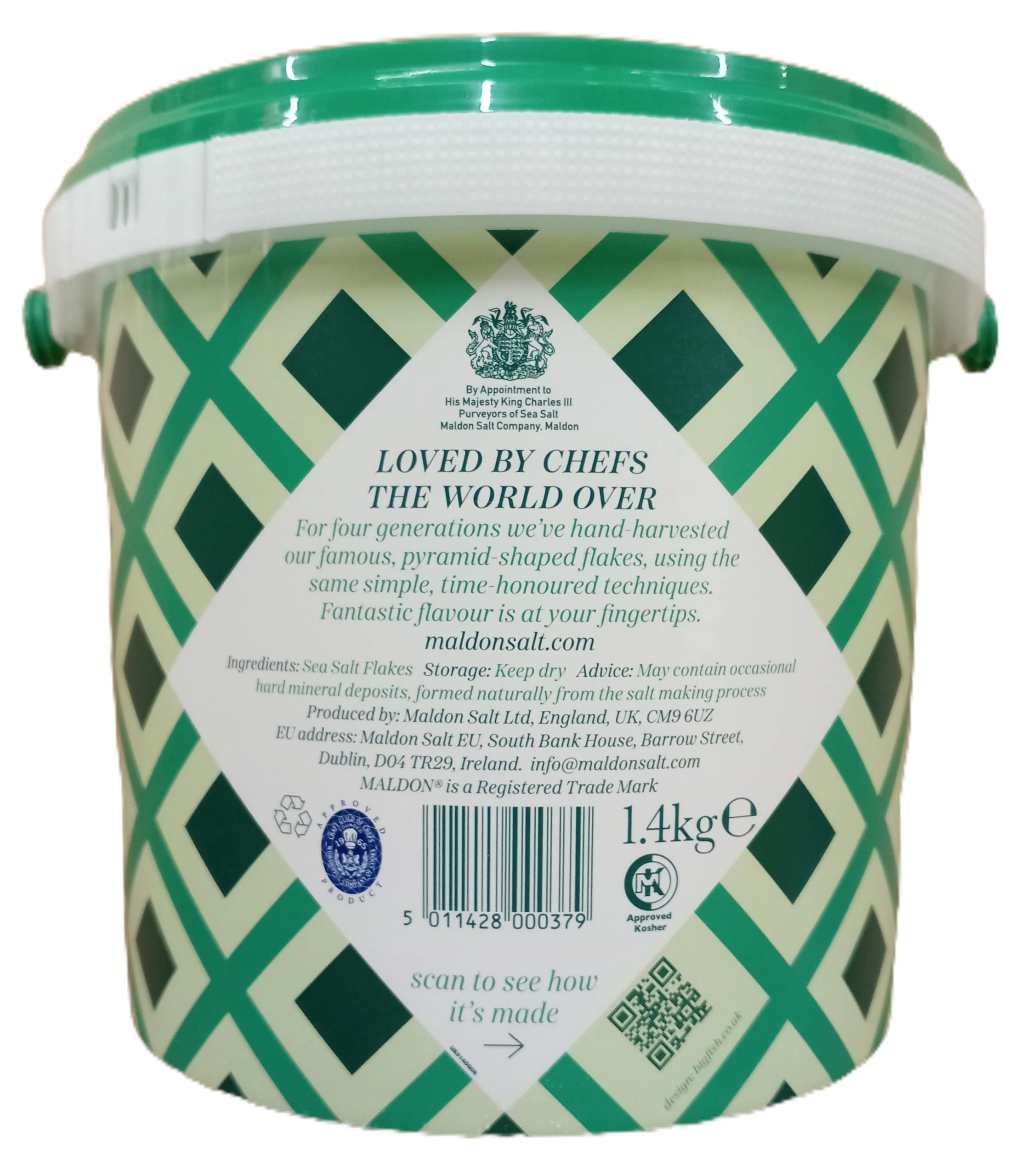 Maldon Sea Salt Flakes 1.4kg Large Catering Pack - Image 2