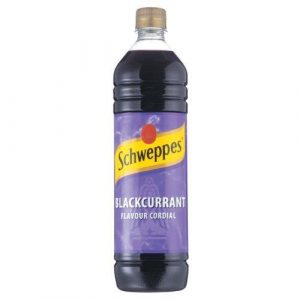 Schweppes Blackcurrant Flavour Cordial - 1 Litre