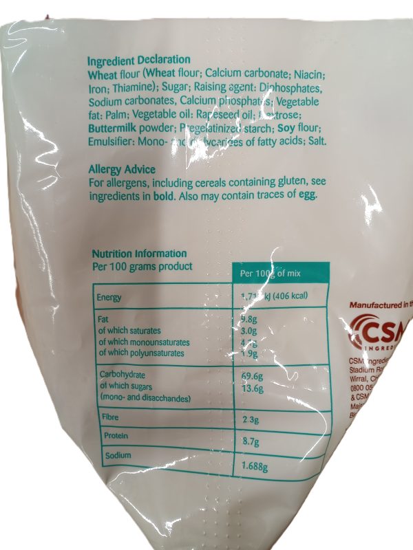 Craigmillar Scone Mix 3.5kg Large Catering Pack - Image 5