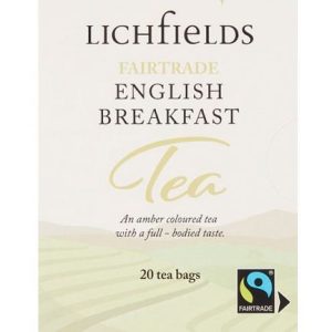 Lichfield English Breakfast Envelope Tea Bags 20s