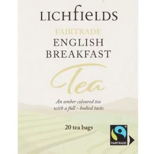 Lichfields English Breakfast Envelope Tea Bags 20s