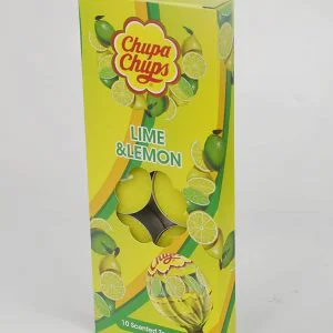 Chupa Chups Lime & Lemon Tealights - 10 pack