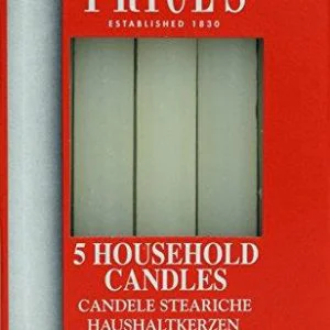 Prices Household Candles 5 hours Burning Time - 5 pack