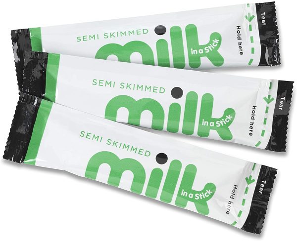 100x Lakeland Milk Sticks Semi Skimmed 10ml