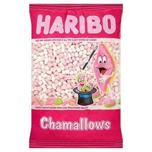Haribo Mini Pink & White Chamallows 1kg