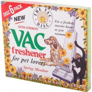 Vac Extra Strength Freshener Discs Spring Meadow Fragrance - (1x Pack of 6)