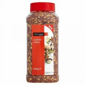 Chef's Larder Crushed Chillies 350g Large Catering Pack