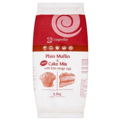 Craigmillar Plain Muffin & Cake Mix 3.5kg