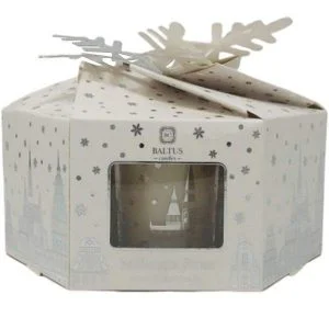 Baltus Midnight Frost Scented Candles - Box of 3 (Silver)
