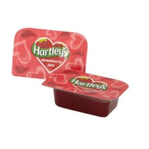 Hartley's Strawberry Jam Portions 20g - Box of 100