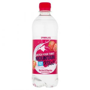 Mountain Mist Sparkling Berries & Cherries 12 x 500ml