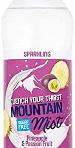 Mountain Mist Sparkling SF Pineapple & Passion Spring Water 12x500ml