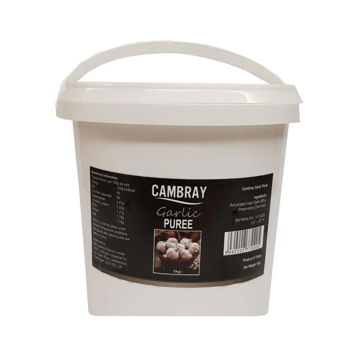 Cambray Garlic Puree 1kg Large Catering Pack