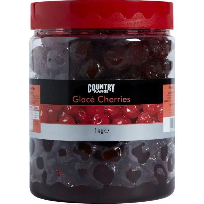 Country Range Glace Cherries 1kg Large Catering Pack