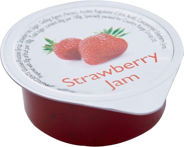 Country Range Strawberry Jam 100 x 20g
