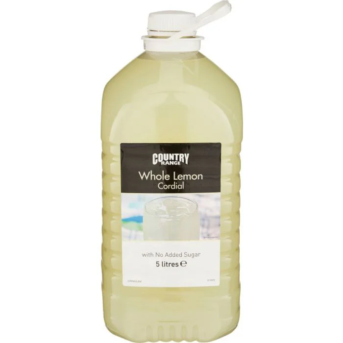 Country Range No Added Sugar Whole Lemon Cordial 2 x 5ltr