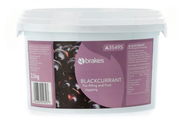 Brakes Blackcurrant Pie Filling 2.5kg