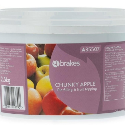 Brakes Chunky Apple Pie Filling & Fruit Topping 2.5kg