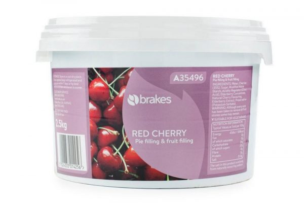 Brakes Red Cherry Pie Filling 2.5kg