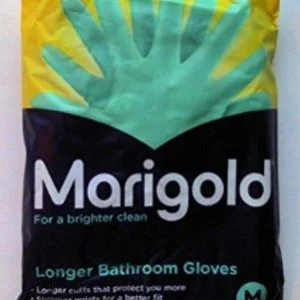 Marigold Longer Bathroom Gloves - Medium