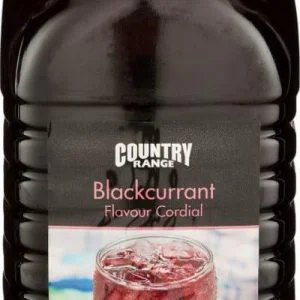 Country Range Blackcurrant Cordial 5 Litres Large Catering Pack