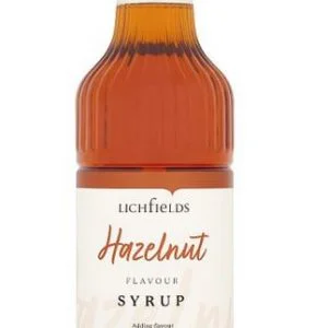 Lichfields Hazelnut Flavour Syrup 1 Ltr Large Catering Pack