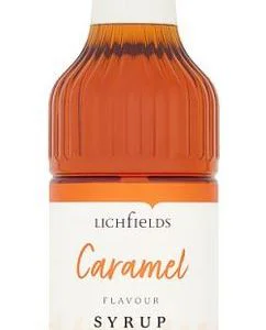 Lichfields Caramel Flavour Syrup 1Litre Large Catering Pack