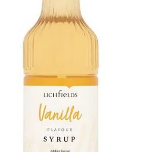 Lichfields Vanilla Flavour Syrup 1 Litre Large Catering Pack
