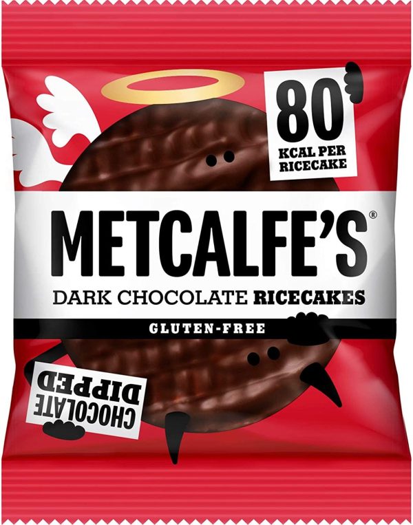 Metcalfe's Dark Chocolate Rice Cakes - 12x34g