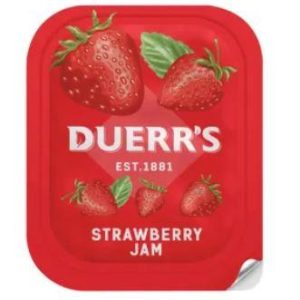 Duerr's Strawberry Jam Portion Pots 20g - Box of 100