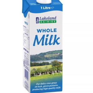 Lakeland Dairies Whole Milk 1 Litre - Case of 12