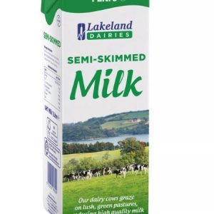 Lakeland Dairies Semi Skimmed Milk 1 Litre - Case of 12