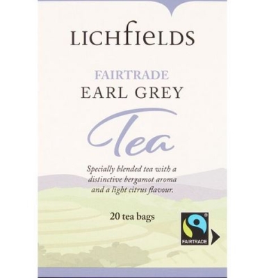 Lichfield Fairtrade Earl Grey Envelope Tea Bags – 20s (6)