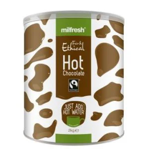 Milfresh Hot Chocolate Powder 2kg Large Catering Pack