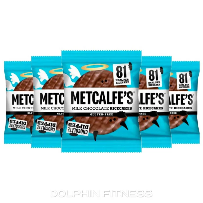 Metcalfe's Milk Chocolate Rice Cakes - 12 x 34g