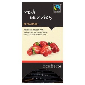 Lichfields Fairtrade Red Berries Envelope Tea Bags