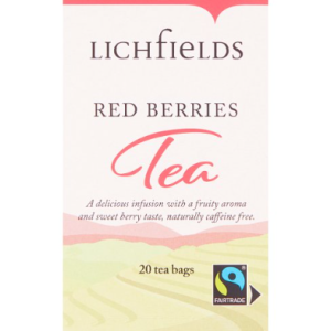 Lichfield Red Berries Envelope Tea Bags 20's - Pack of 2