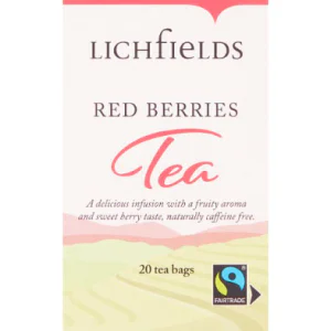 Lichfields Red Berries Envelope Tea Bags 20's - Pack of 2