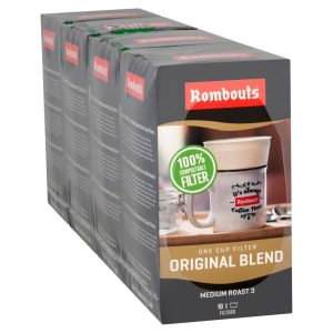 Rombouts Original Blend One Cup Filter Coffee (10 Pack)