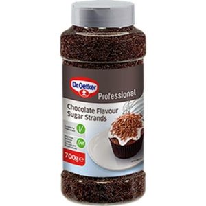 Dr. Oetker Professional Chocolate Flavoured Sugar Strands 700g