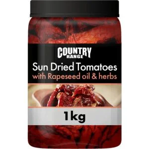 Country Range Sun Dried Tomatoes with rapeseed oil and herbs 1kg