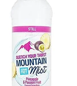 Mountain Mist Still Sugar Free Pineapple & Passion Fruit Flavour Spring Water 12 x 500ml