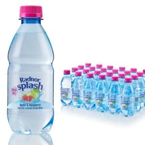 Radnor Splash Sparkling Apple & Raspberry Spring Water 330ml - Case of 24