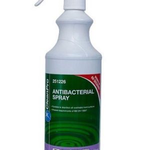 Clean Pro Antibacterial Spray 6 x 1 Litre