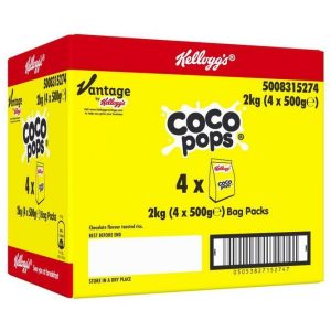 Kellogg's Coco Pops 4 x 500g Bag Packs