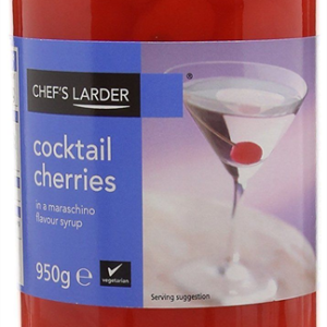 Chef's Larder Cocktail Cherries In Maraschino Syrup 950g