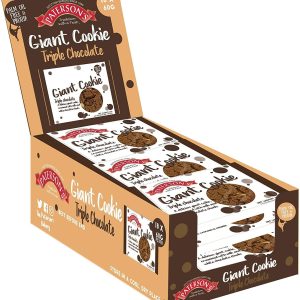 Paterson's Giant Triple Chocolate Cookies - 18x60g