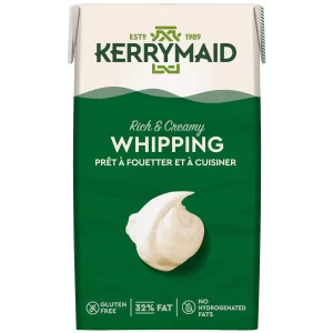 Kerrymaid UHT Whipping Cream - 12 x 1 Litre